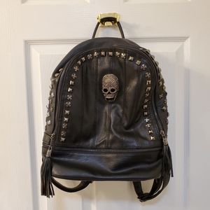 Skull Backpack Faux Leather
